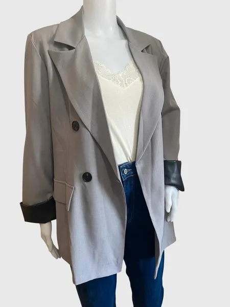 Blazer oversize à détails simili · M / 38